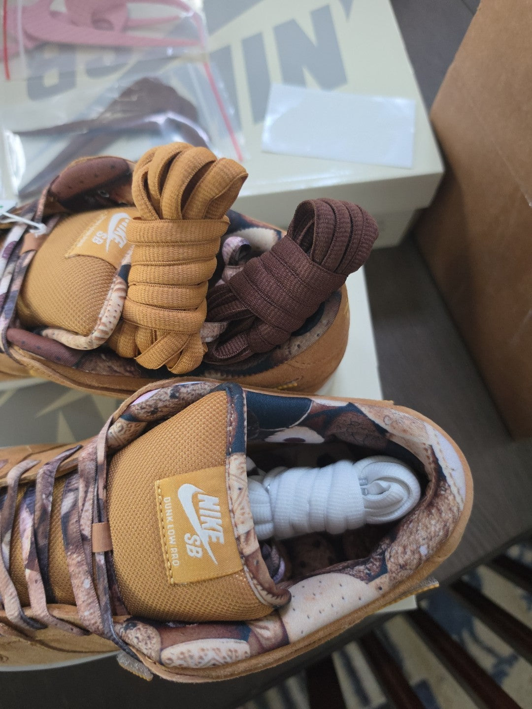  Nike SB Dunk Low Pro QS x NOTE Manchester "Coffee and Biscuits" sneaker