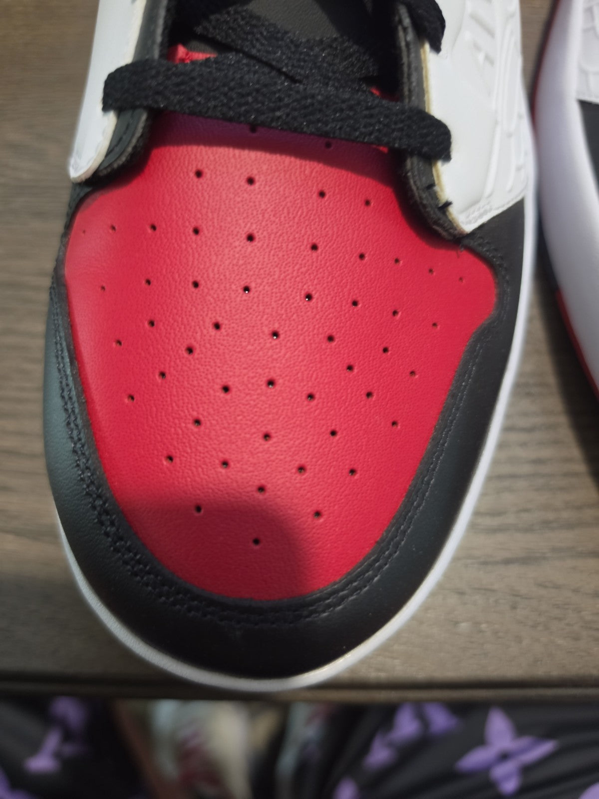 Nike Air Jordan Nu Retro 1 Low Varsity Red/Black/White Mens Shoes Size 13 DV5141