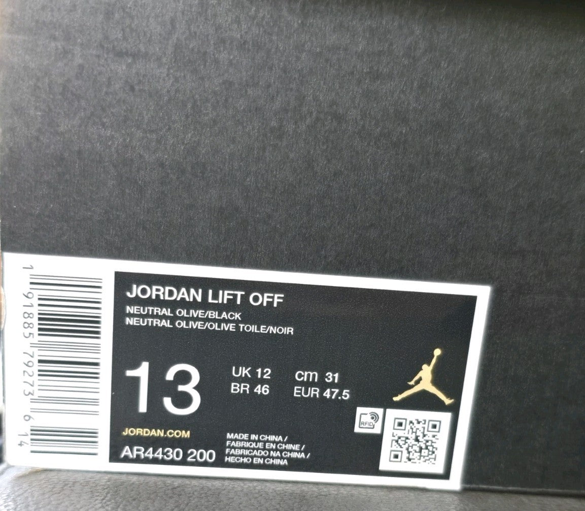 Nike Air Jordan Lift Off Men Basketball Shoes Size 13 Olive Green AR4430 200
