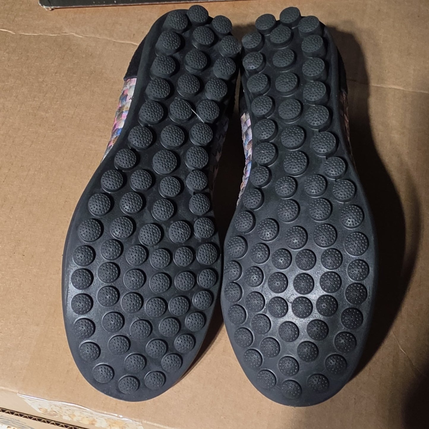 Bernie Mev BM Multicolor Woven Comfort Flats Women's Size 7.5/38