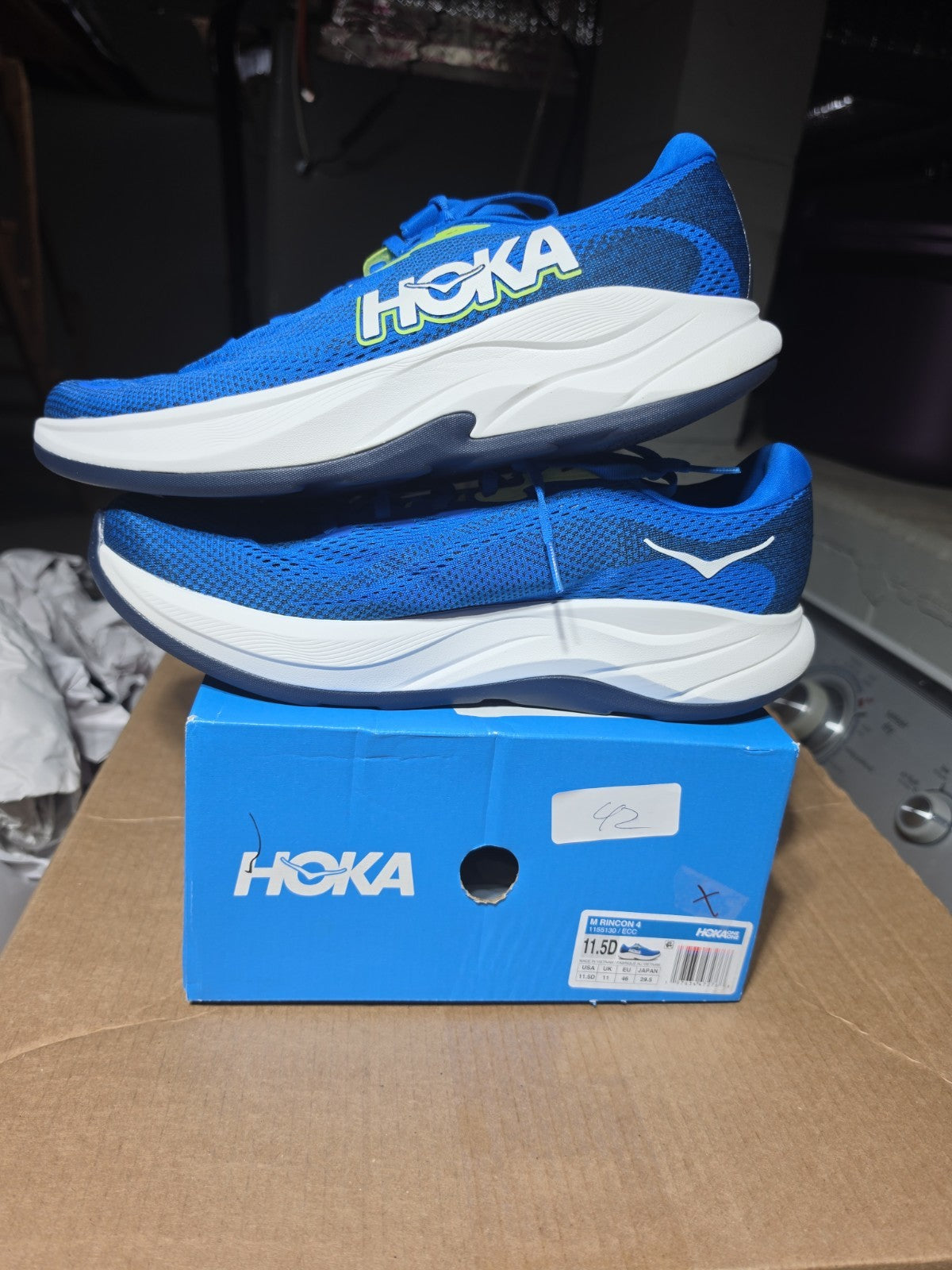 Size 11.5 - Hoka One One HOKA Rincon 4 Electric Cobalt