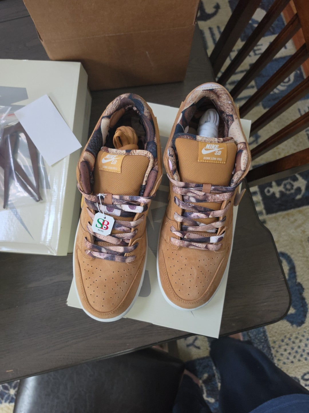  Nike SB Dunk Low Pro QS x NOTE Manchester "Coffee and Biscuits" sneaker