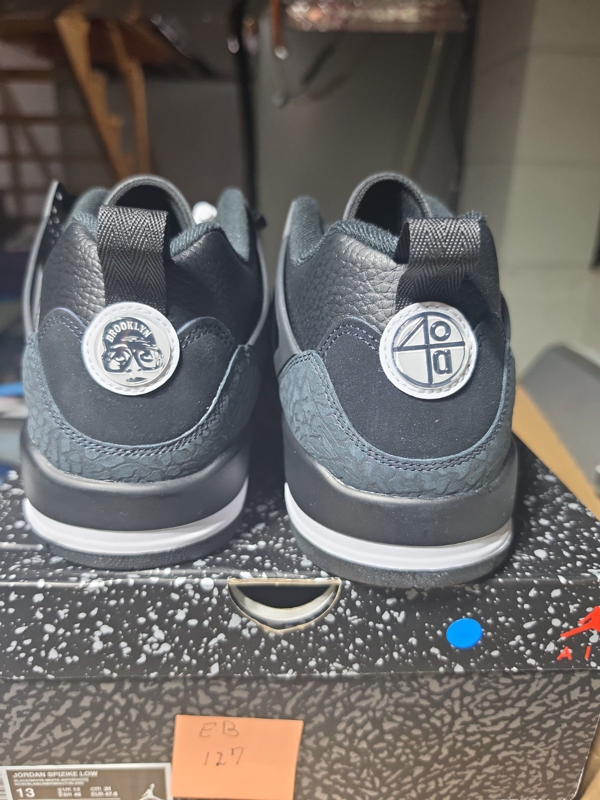 Size 13 - Air Jordan Spizike Low Oreo