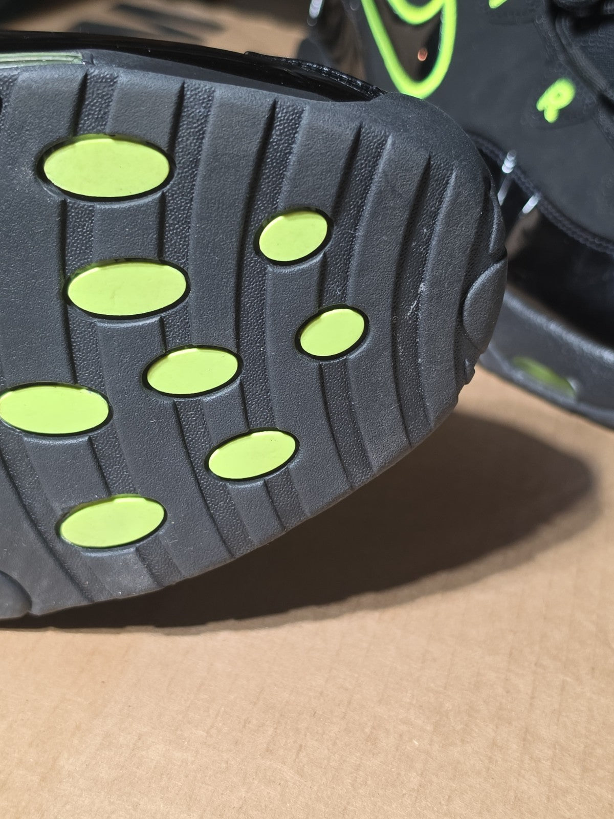 Nike Air Max Uptempo CK0892-001 Black Volt Men's Sneaker 2019