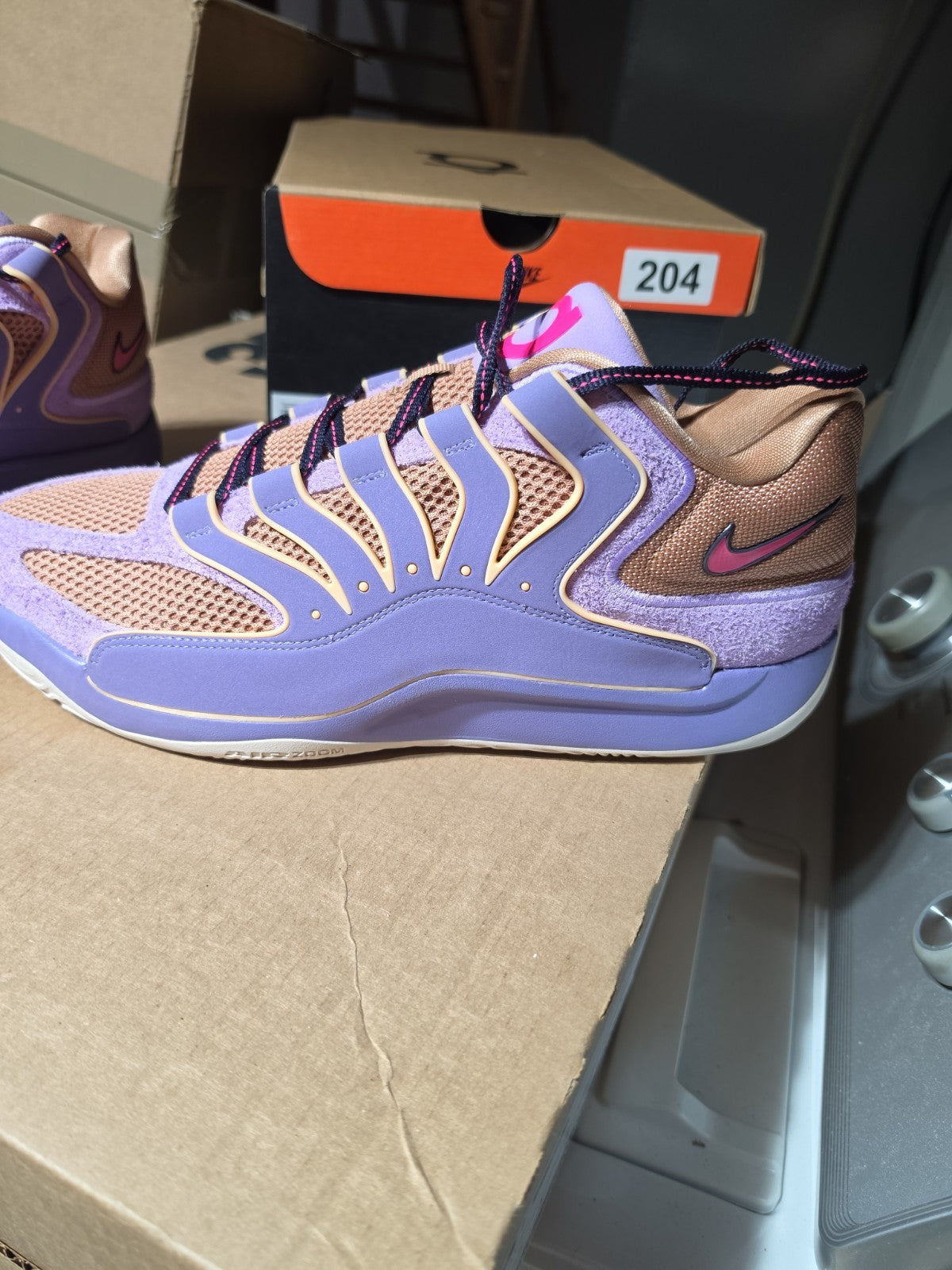 Size 14 - Nike KD 18 Washed Purple Pink Lilac