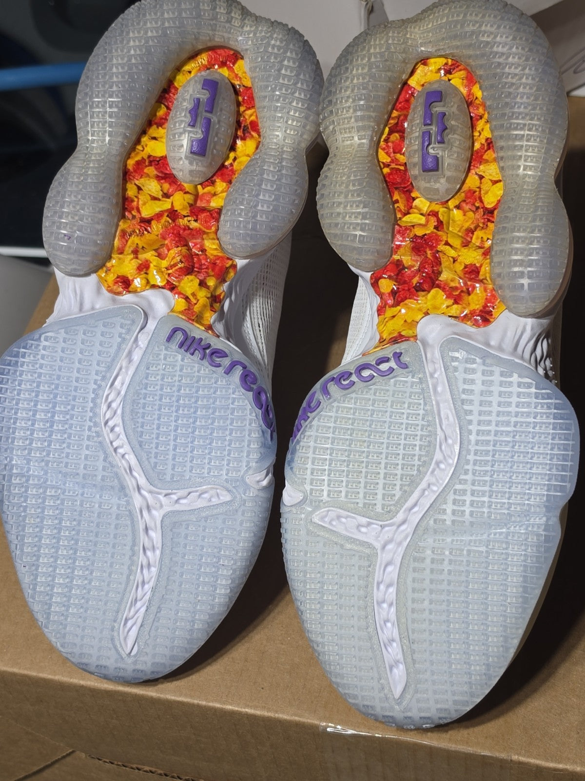 Size 6.5 - Flintstone x Nike LeBron 19 Low Magic Fruity Pebbles