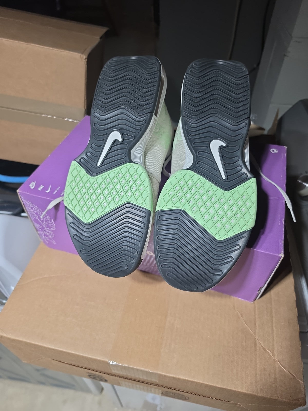 Size 14 - Nike LeBron Witness VIII Light Bone/Vapor Green/Swan/Anthracite