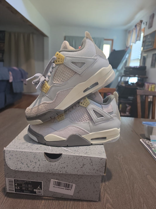 Size 4 - Jordan 4 Retro SE Low Craft BOX is Damage