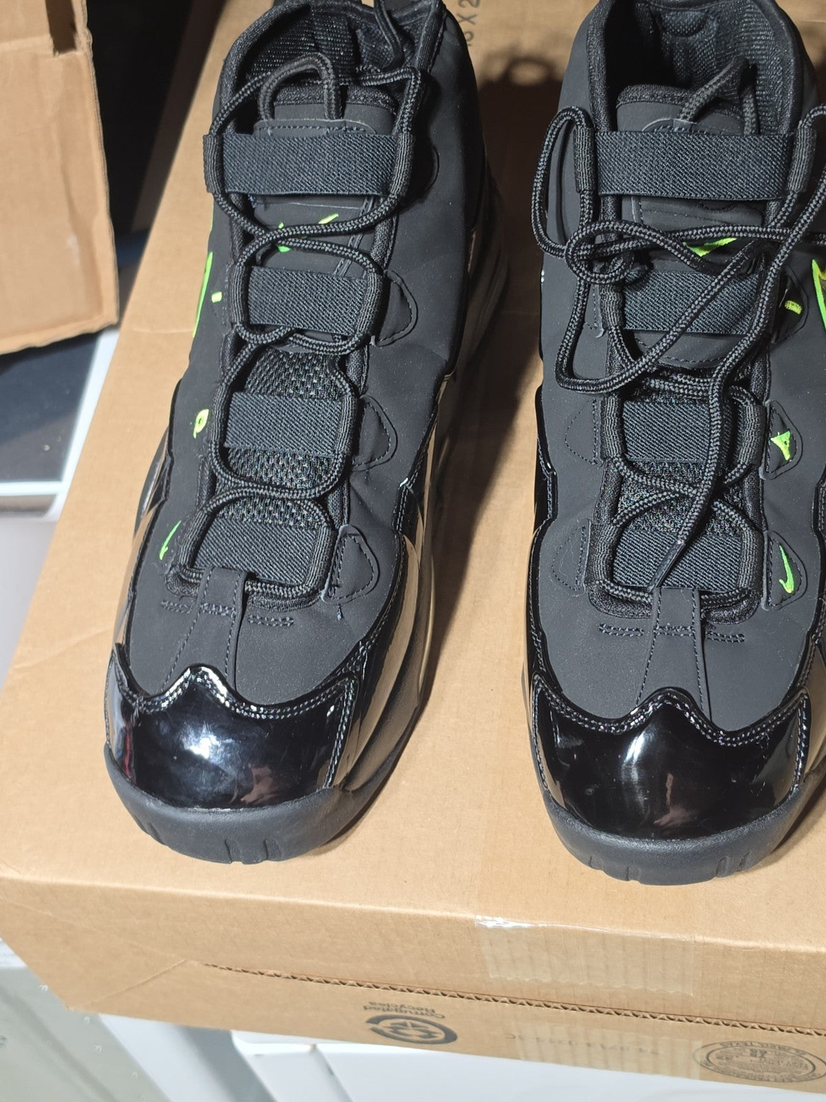 Nike Air Max Uptempo CK0892-001 Black Volt Men's Sneaker 2019