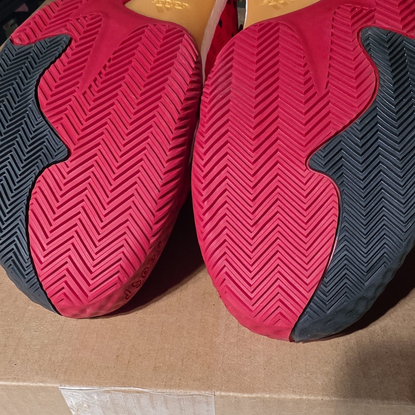 adidas James Harden AS HV6 d Vivid Red Basketball Shoes US 14 UK 13.5