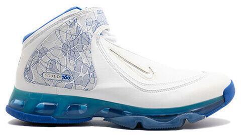 Nike Air Max 360 BB 313697-111 White Varsity Royal Leather Men's Sneaker